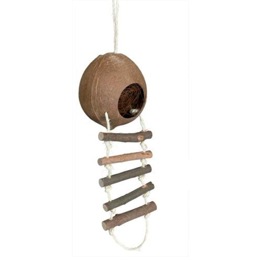 Smådyr - Trixie Coconut House ø 13 x 56 cm - TX62102