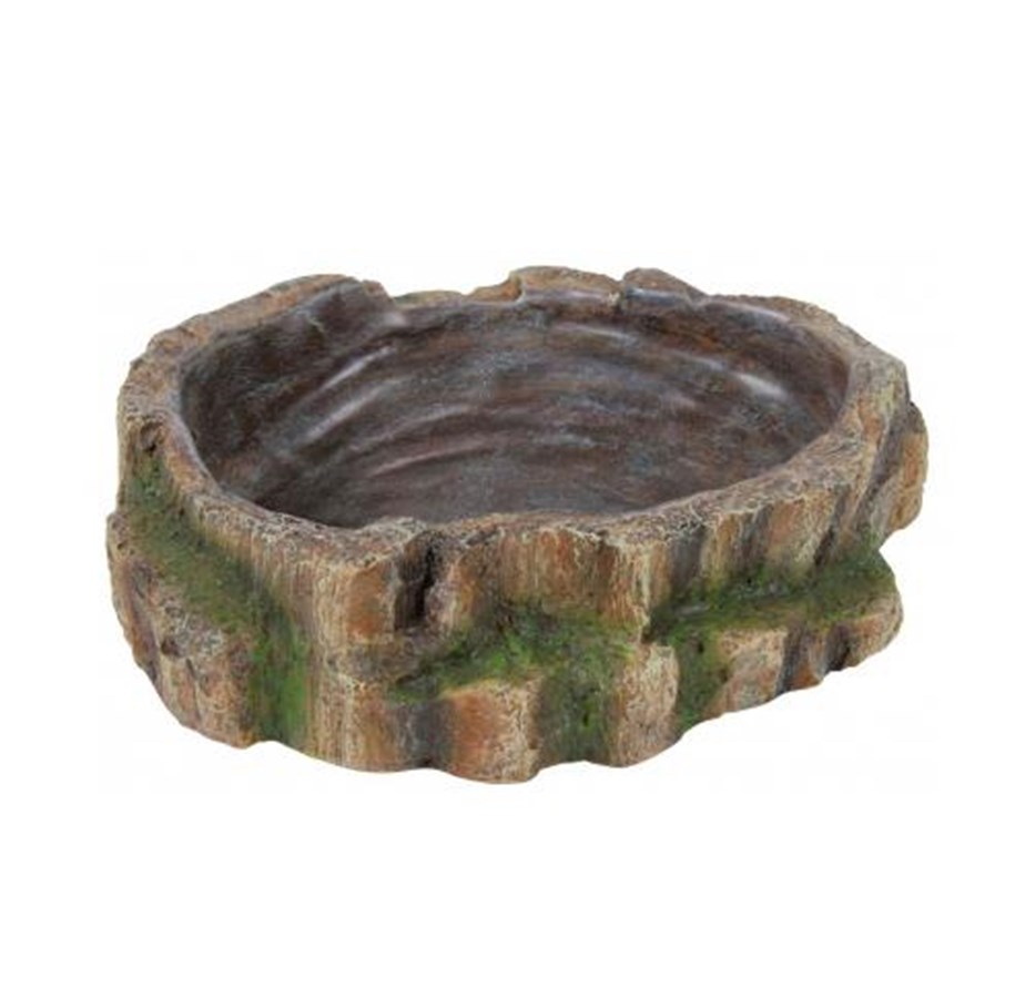 Innredning til habitat - Trixie Water and Food Bowl 18 x 4.5 x 17cm - TX76204