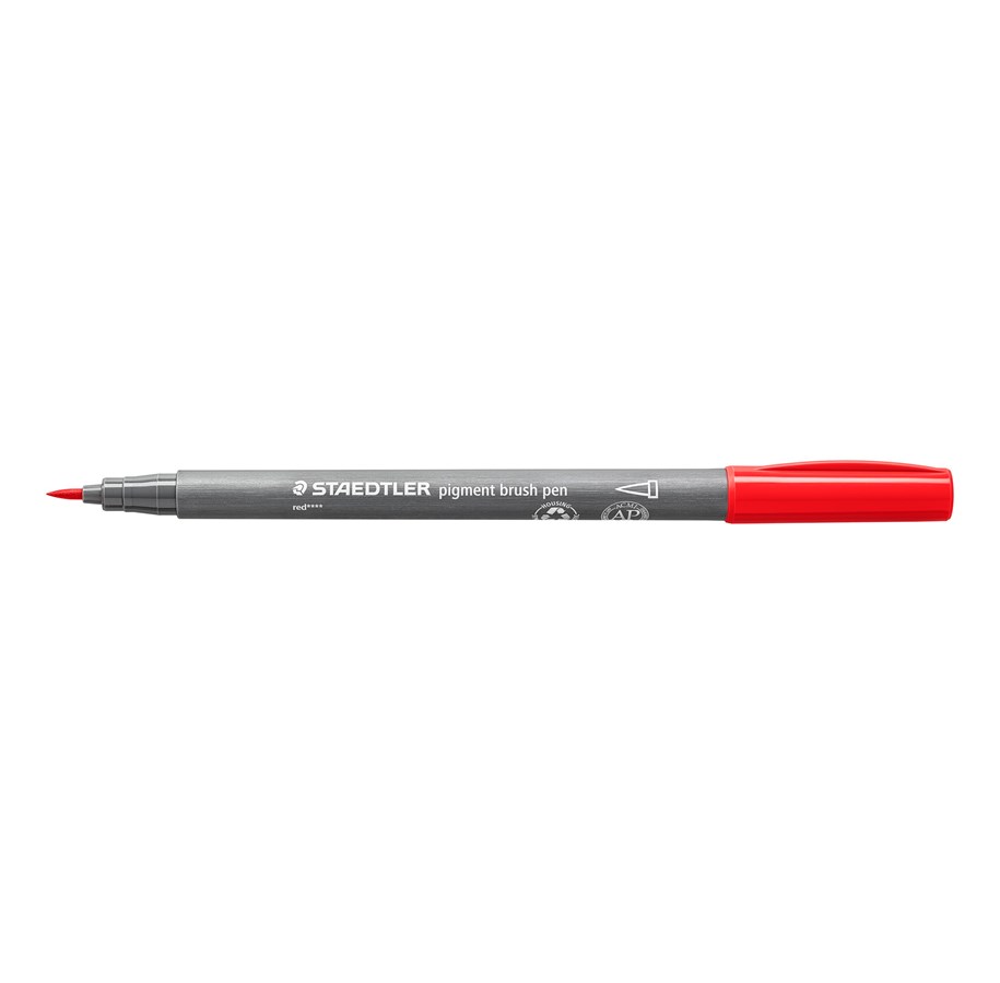STAEDTLER 371 Pigment Brush Pens – Sepia Set Of 8, Fibre-Tip Brush Pens For Calligraphy, Lettering & Drawing - View #7