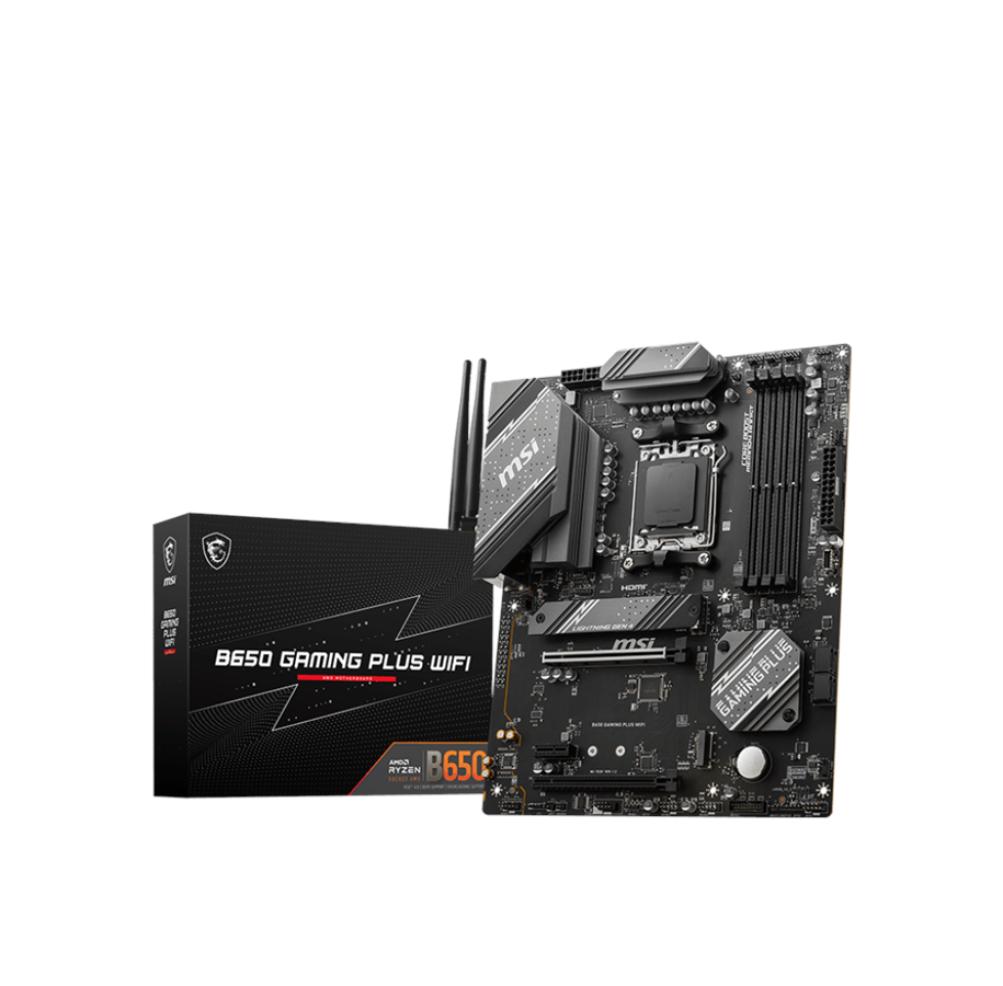 Hovedkort - MSI B650 GAMING PLUS WIFI Hovedkort - AMD B650 - AMD AM5 - DDR5 RAM - ATX - B650 GAMING PLUS WIFI