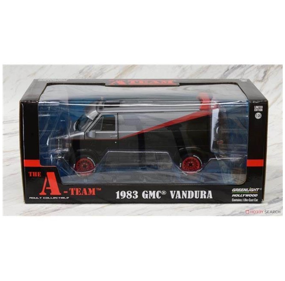 Modellbiler - Greenlight 1983 GMC Vandura the a-Team 1983-1987 TV Series 1 by 24 Die-Cast Model Cars - 0819725022262