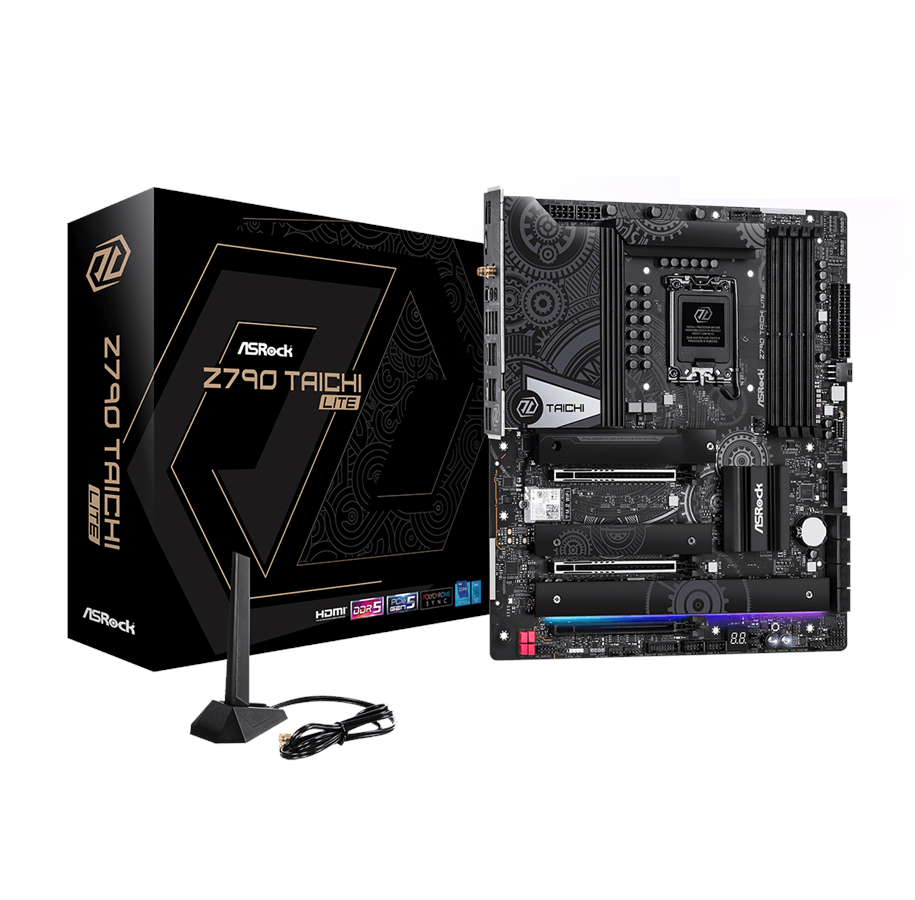 Hovedkort - ASRock Z790 Taichi Lite Hovedkort - Intel Z790 - Intel LGA1700 - DDR5 RAM - Extended ATX - 90-MXBMF0-A0UAYZ