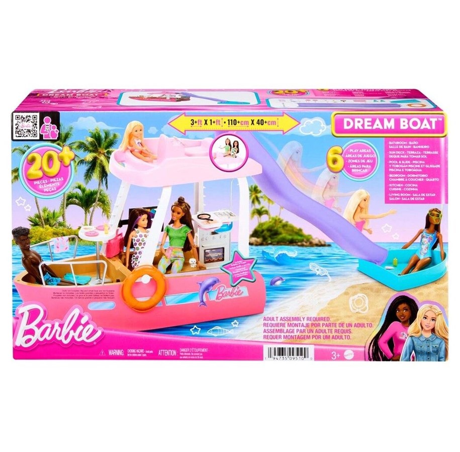 Dukkehus & Tilbehør - Barbie DreamBoat - HJV37