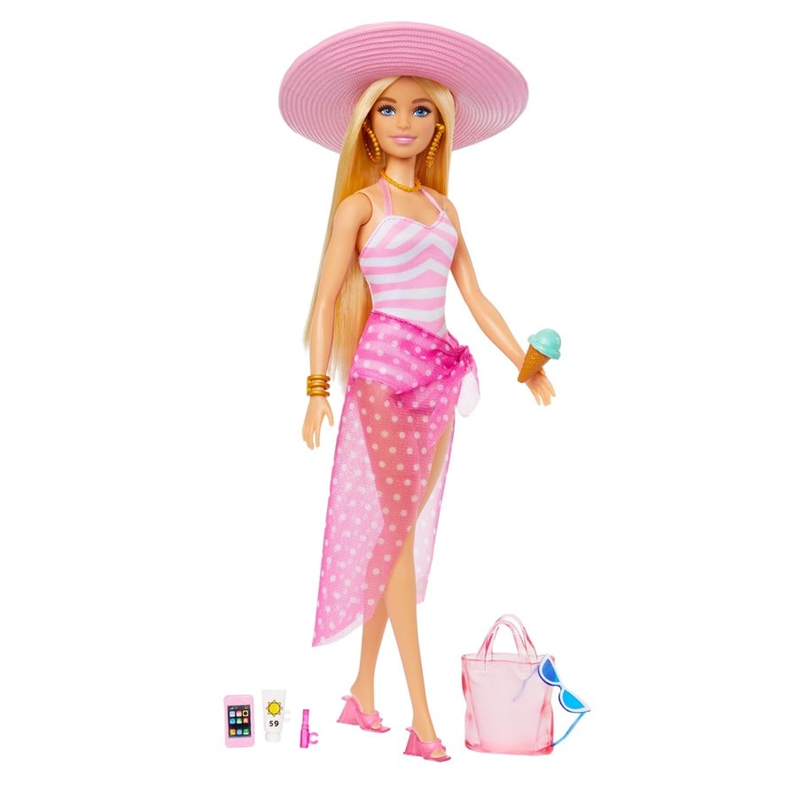 Dukker & Tilbehør - Barbie Classics Stranddag - HPL73