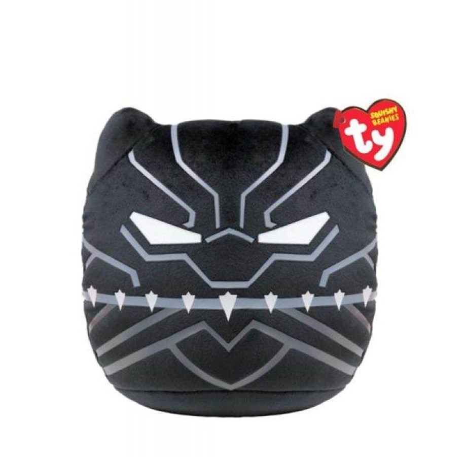Plush - Ty Squishy Beanie Marvel Black Panther 25.5cm - 0008421392506
