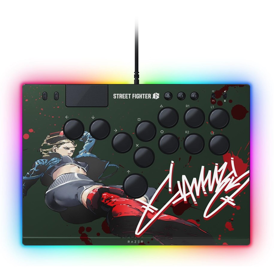 Spill - Tilbehør - Razer Kitsune - SF6 Cammy Edition - Wired Arcade stick - PC - RZ06-05020300-R3G1