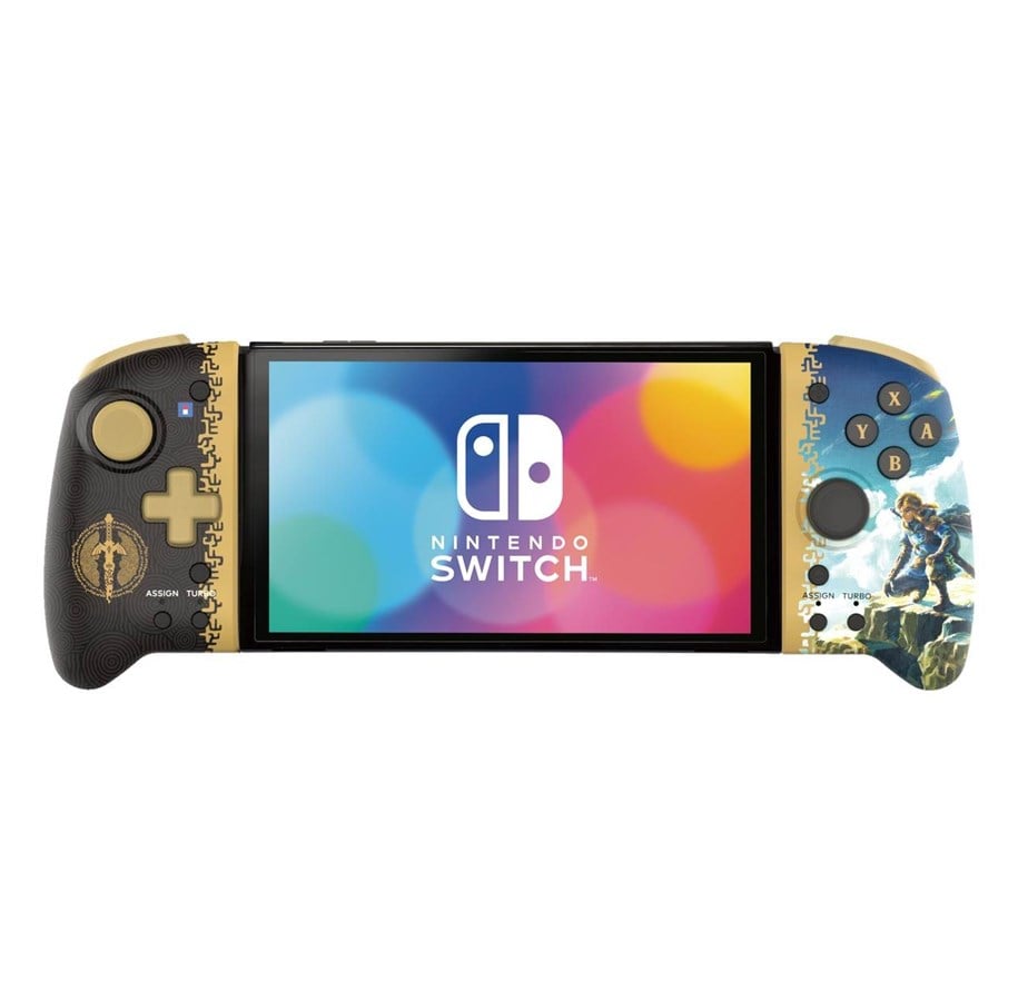Spill - Tilbehør - HORI Split Pad Pro (The Legend of Zelda: Tears of the Kingdom) - Wired Controller - Nintendo Switch - NSW-432U