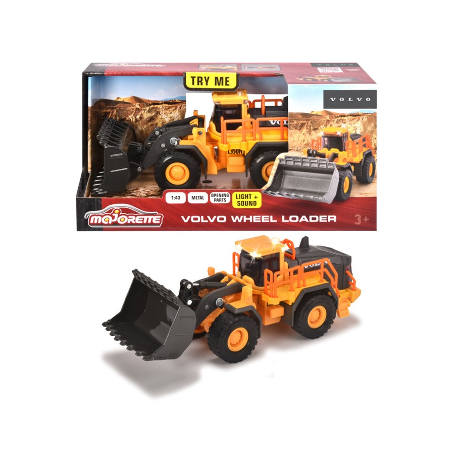 Leketøysbil - Majorette Volvo WheEvi LOVE Loader - 213723001