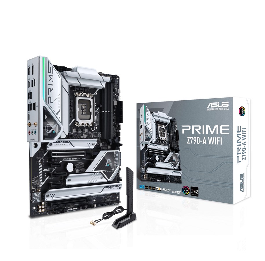 Hovedkort - ASUS PRIME Z790-A WIFI (V2) Hovedkort - Intel Z790 - Intel LGA1700 - DDR5 RAM - ATX - 90MB1CS0-M1EAY0
