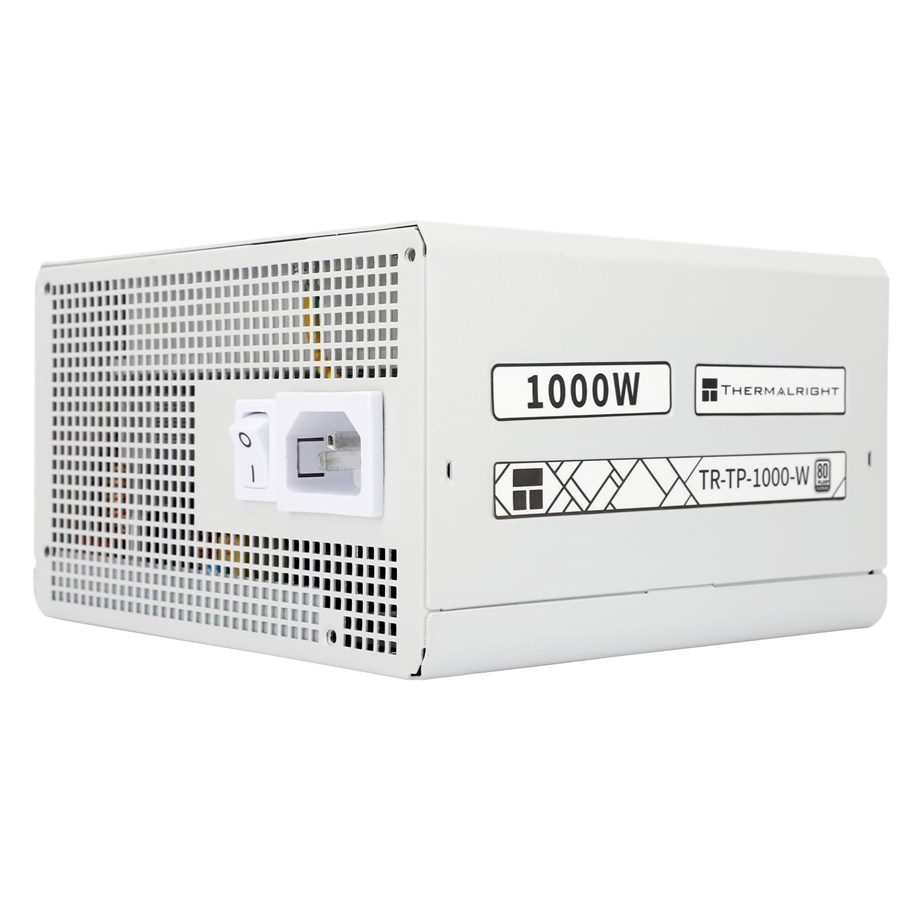 Strømforsyning (PSU) - Thermalright TP Hvit - Strømforsyning (PSU) - 1000 Watt - 120 mm - ATX 3.0 - 80 Plus Platinum sertifisert - TR-TP 1000-W