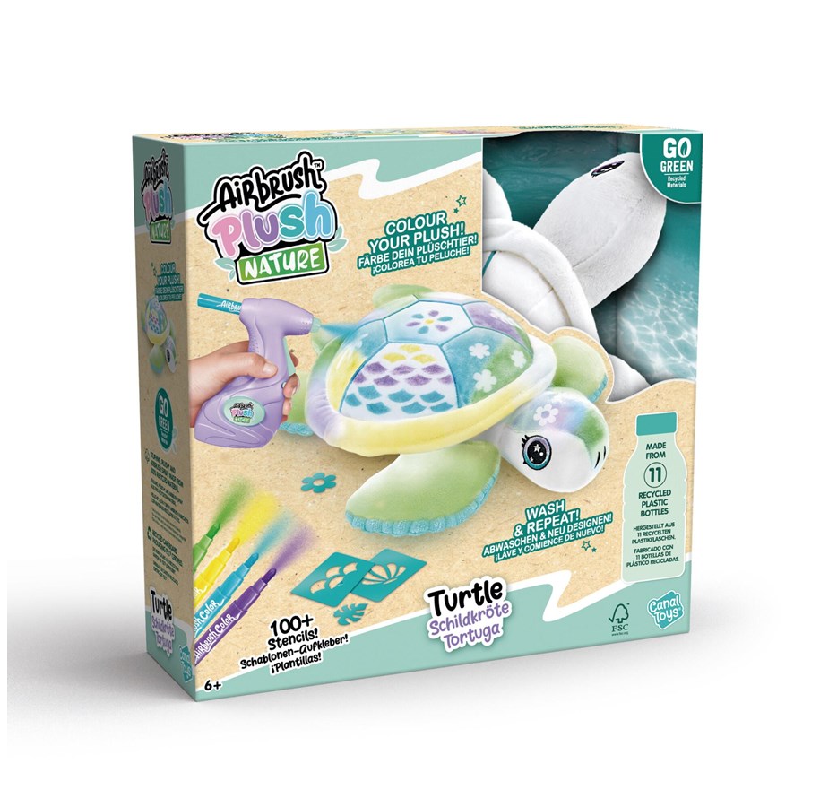 Figurer - Airbrush Plush Plysj - Airbrush Skillpadde - 280