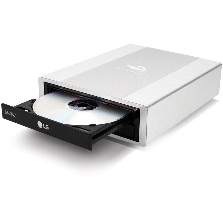 Optisk driver (DVD/BR/Floppy) - OWC Mercury Pro 16X - Bluray-ROM (Leser) - USB 3.0 - Svart - OWCMR3UBDRW16
