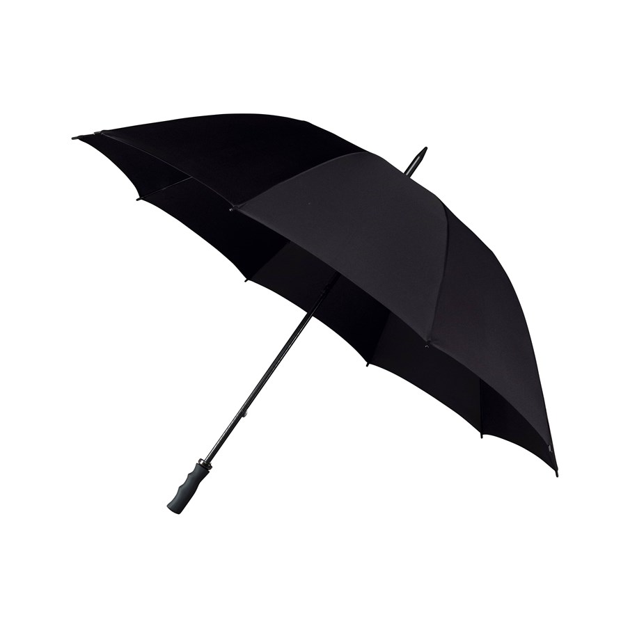 Fritid & Reise - Falcone Golf Umbrella Extra Strong  - 130 cm - Black - GP-52-8120