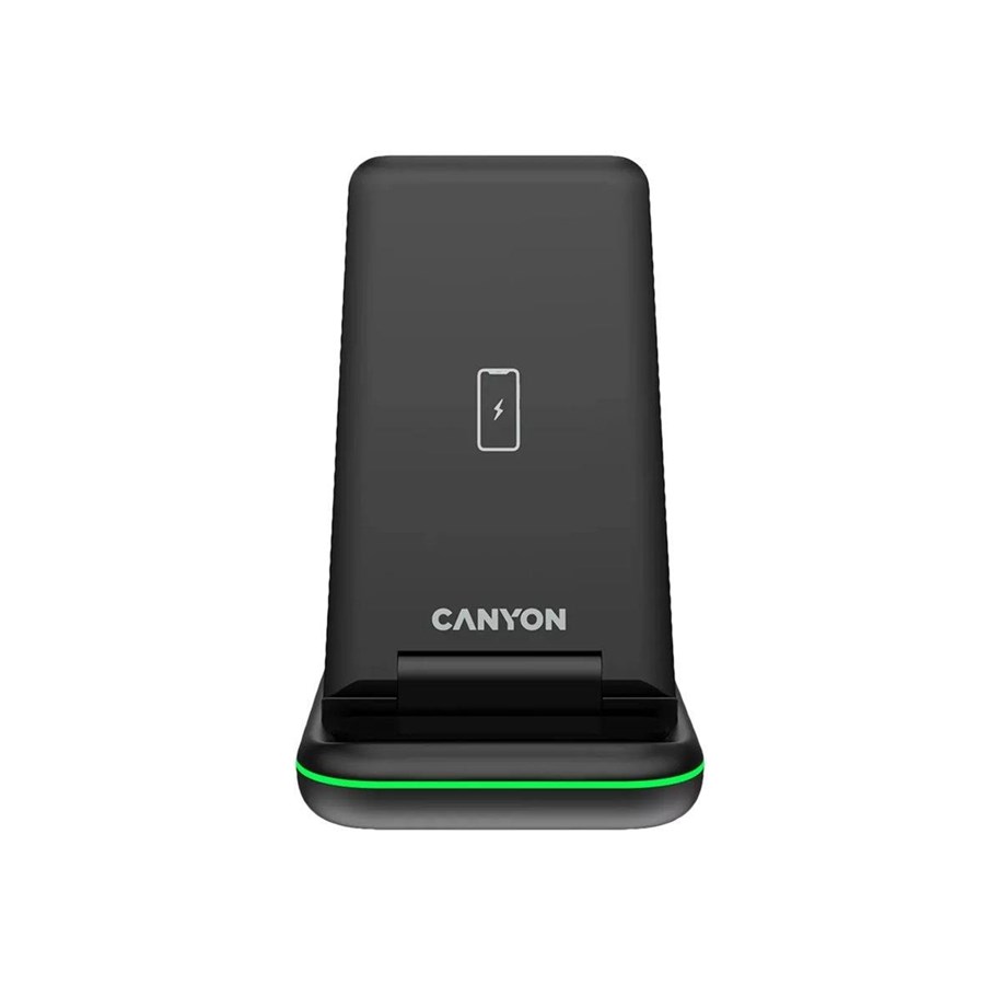 Mobil - Adaptere og ladere - Canyon charging stand - 3-in-1 - + AC power adapter - 15 Watt - CNS-WCS304B