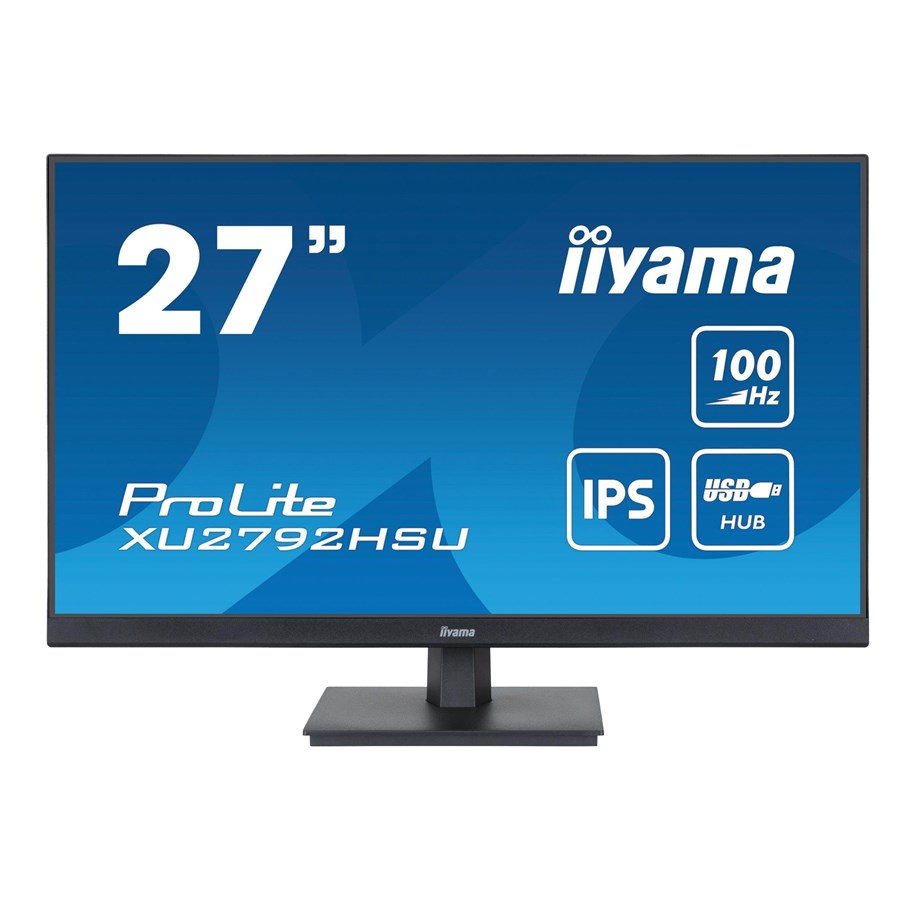 Skjerm - 27" iiyama ProLite XU2792HSU-B6 - 1920x1080 - 100Hz - IPS - XU2792HSU-B6