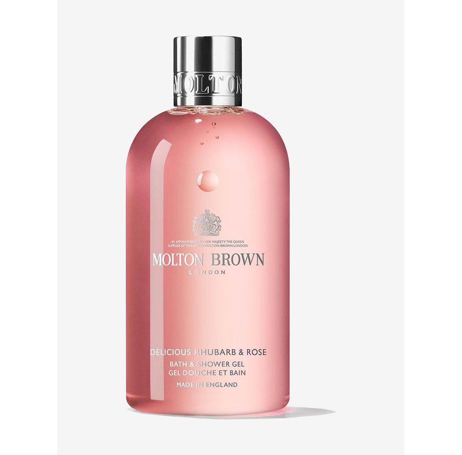 Kroppspleie - Molton Brown Delicious Rhubarb & Rose Bath & Shower Gel 300 ml - 5030805002881