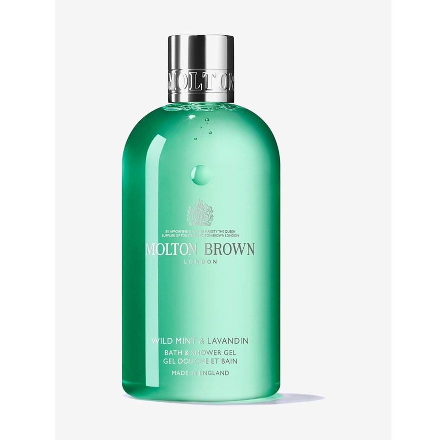 Kroppspleie - Molton Brown Wild Mint & Lavandin Bath & Shower Gel 300 ml - 5030805015027