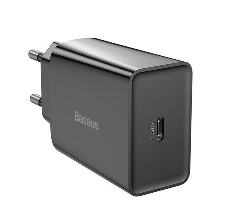 Mobil - Adaptere og ladere - Baseus Speed Mini Quick Charger USB-C PD 3A 20W (black) - CCFS-SN01