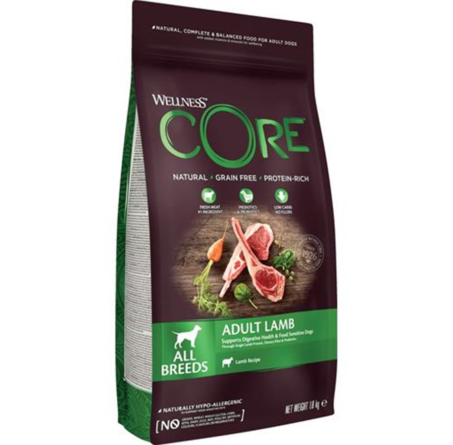 Hund - CORE Adult Lamb All Breeds 1.8 kg - WCH080180