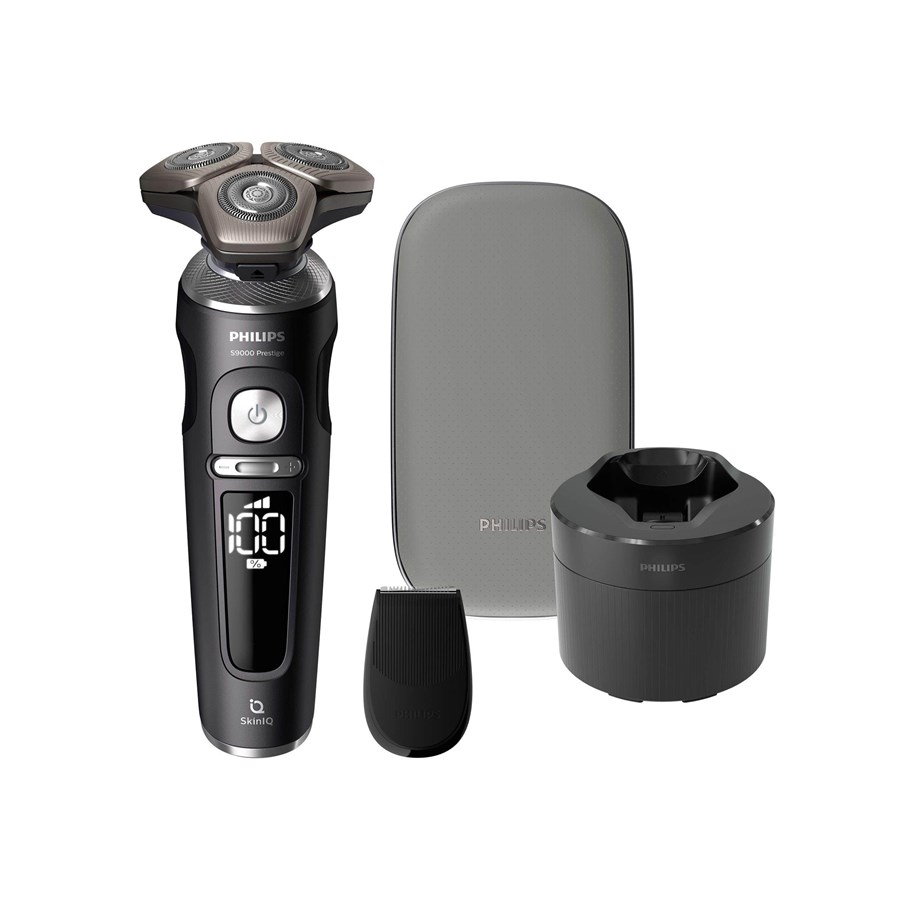 Barbermaskin - Philips Barbermaskin S9000 Prestige SP9840 - shaver - matt black - SP9840/32