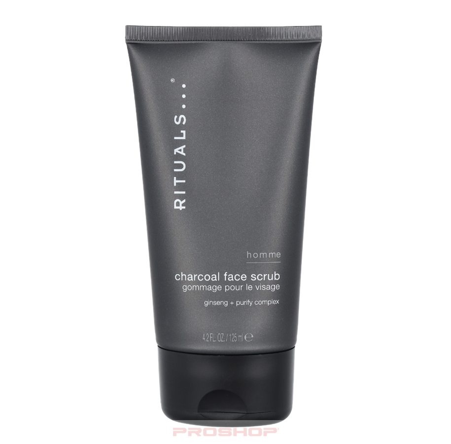 Ansiktspleie - Rituals Homme Charcoal Face Scrub 125 ml - 8719134164183