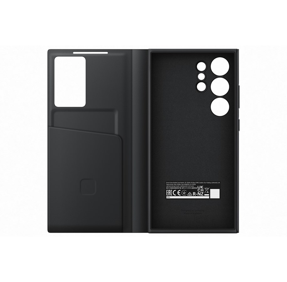 Mobil - Deksel og etui - Samsung Galaxy S24 Ultra Smart View Wallet Case - Black - EF-ZS928CBEGWW