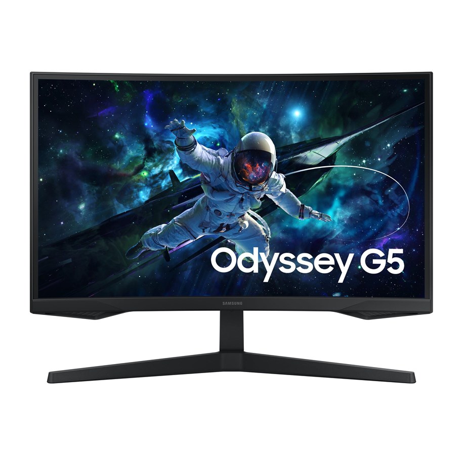 Skjerm - 27" Samsung Odyssey G5 - 2560x1440 (QHD) - 165Hz - VA - Curved - LS27CG554EUXEN