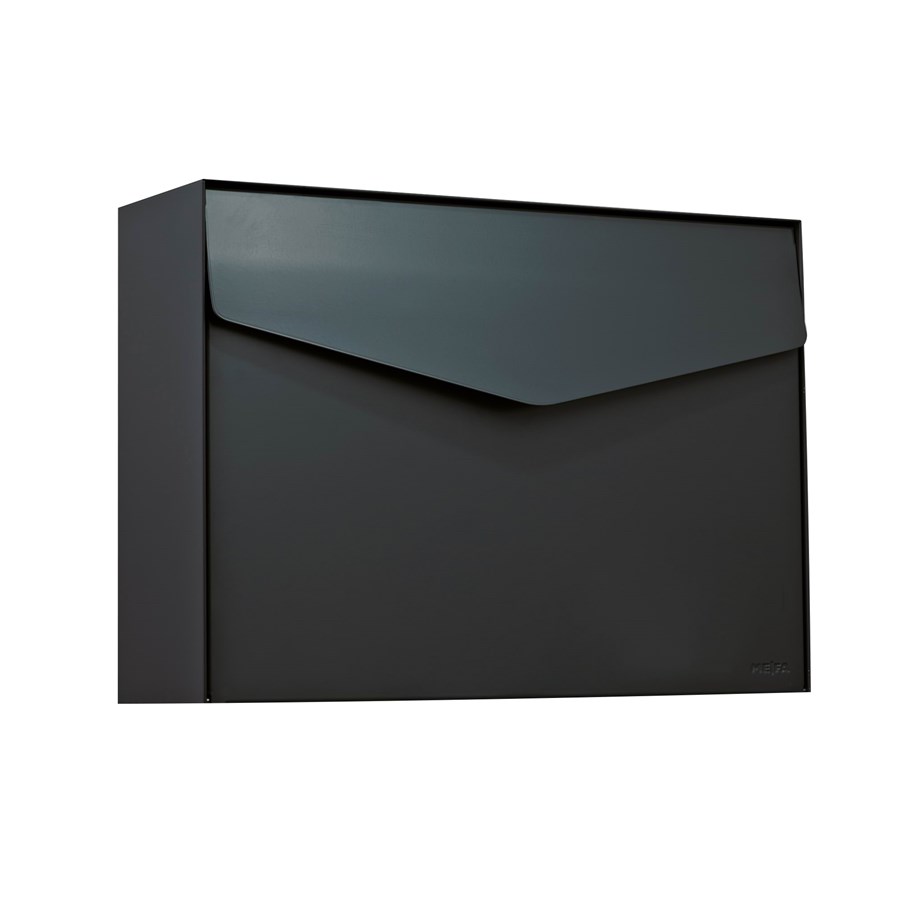 Postkasser - MEFA Letter 112 w/ lock Anthracite grey - 112820M