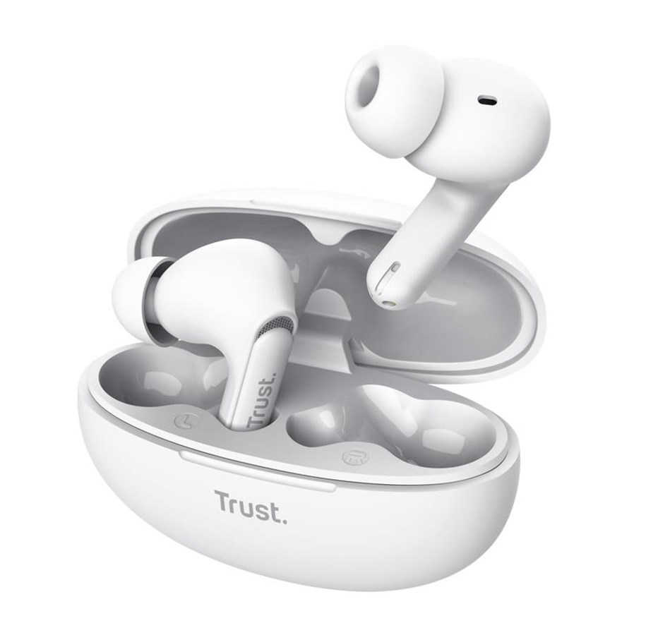 Hodetelefoner - Trust Yavi ENC - White - 25172