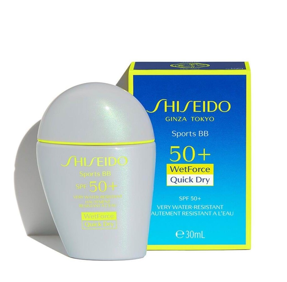 Ansiktspleie - Shiseido Sports BB Wetforce SPF50+ Very Dark 30 ml - 729238146617