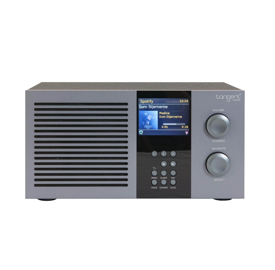 DAB, nettverks- og klokkeradio - Tangent Radio Tre - Black - DAB/DAB+/FM - Svart - TANRADTREBK