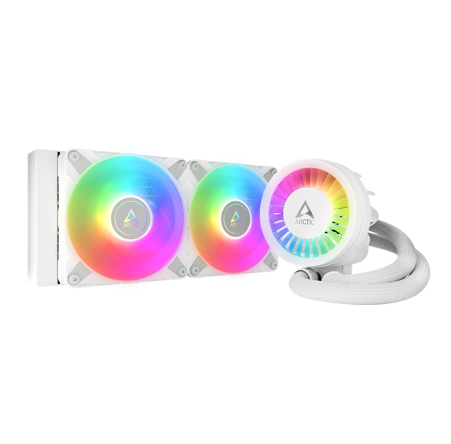 Prosessor-kjøler - Arctic Liquid Freezer III 240 A-RGB - White - CPU Vannkjøling - Max 23 dBA - ACFRE00150A