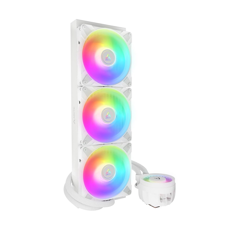 Prosessor-kjøler - Arctic Liquid Freezer III 420 A-RGB - White - CPU Vannkjøling - Max 23 dBA - ACFRE00153A