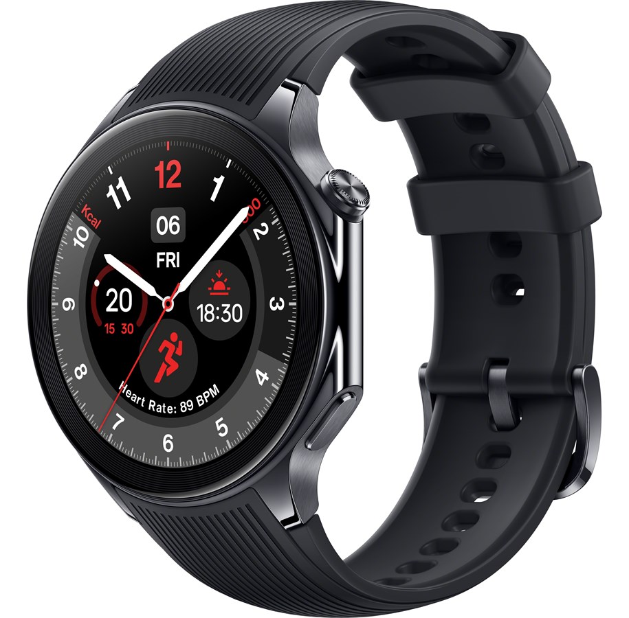 Smartklokke, Smartwatch & Sportsklokke - OnePlus Watch 2 - Black Steel - 5491100053