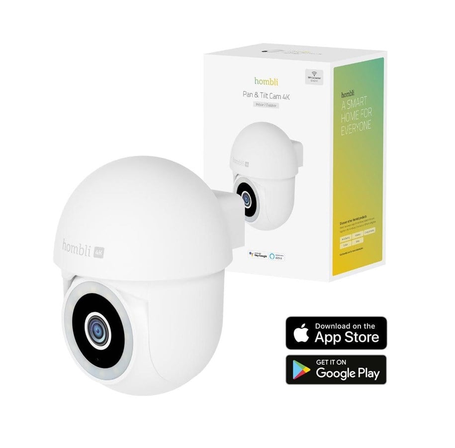 Videovervåkningssystem - Hombli Pan & Tilt Cam 2K - HBPT-0109