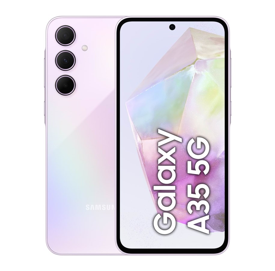 Mobiltelefoner - Samsung Galaxy A35 5G 128GB/6GB - Awesome Lilac - SM-A356BLVBEUB
