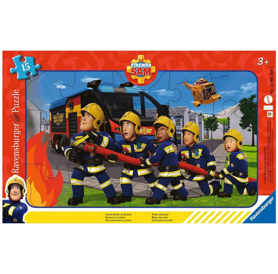 Puslespill - Ravensburger Rescuers in action! 15p - 12001030
