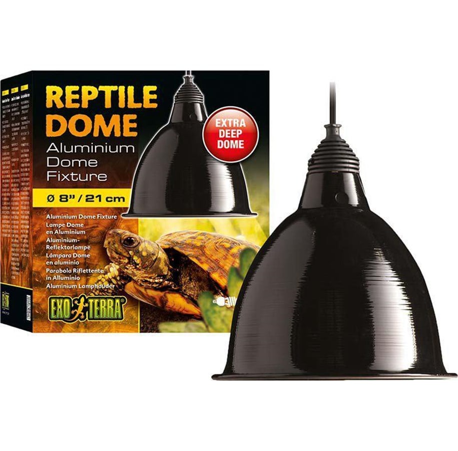 Oppvarming/Lys - EXO TERRA - Reptile Dome Large Ø21Cm Max 160W - (220.7078) - 220.7078