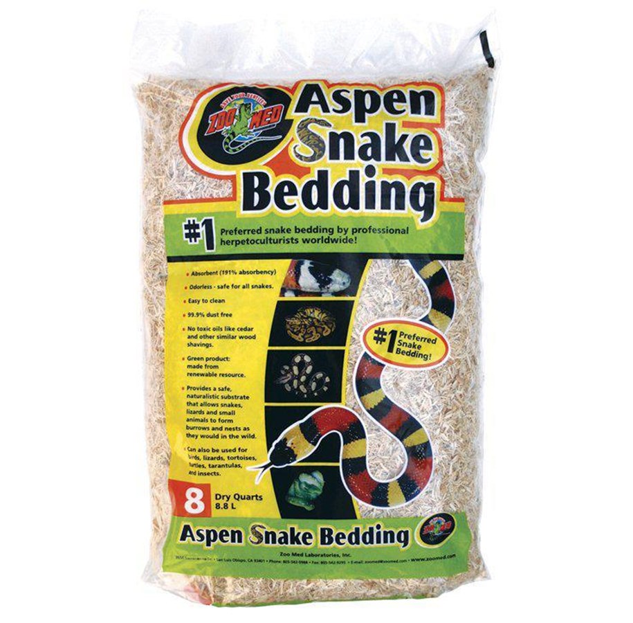 Innredning til habitat - Zoo Med - Aspen Snakebedding 8.8L - (222.4932) - 222.4932