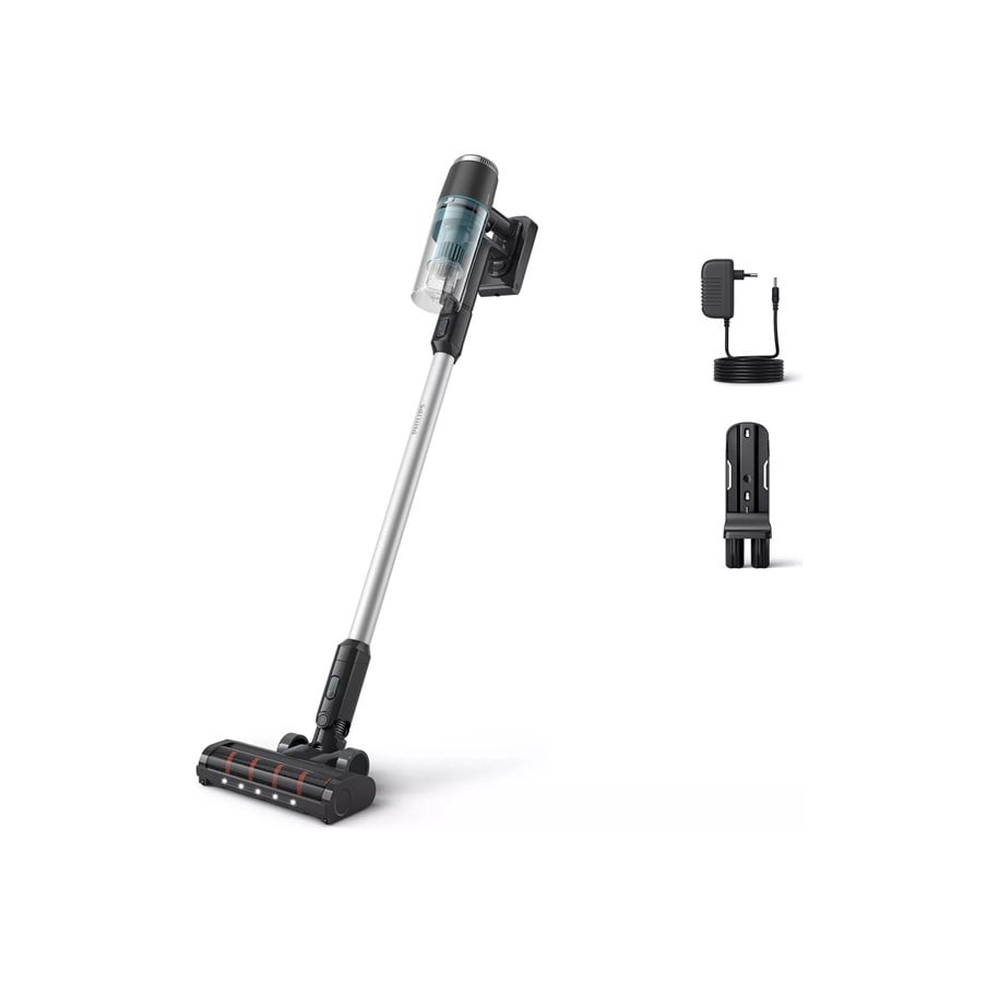 Håndstøvsuger - Philips Skaftstøvsuger 3000 Series XC3031 - vacuum cleaner - cordless - stick/handheld - misty gray - XC3031/01