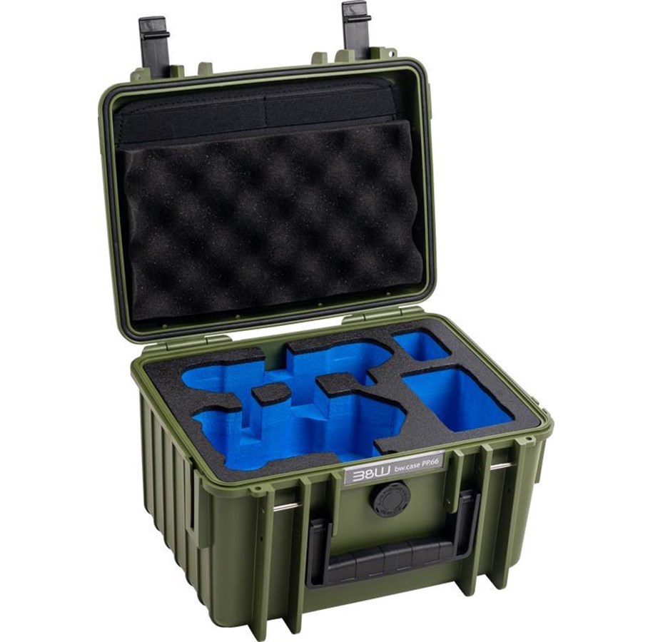 Droner - B&W International - Outdoor Case 2000 B&W for DJI Mini 4 Pro (green) - 2000/G/Mini4pro