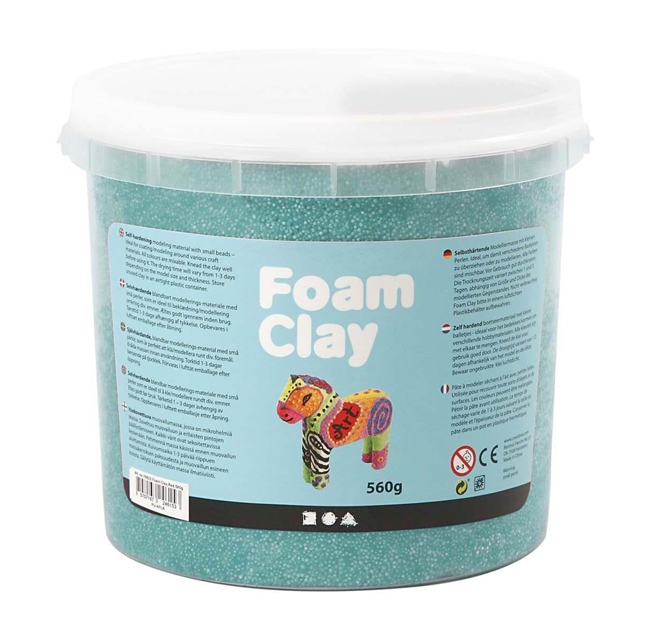 Byggesett - Foam Clay - Dark Green 560gr. - 78868