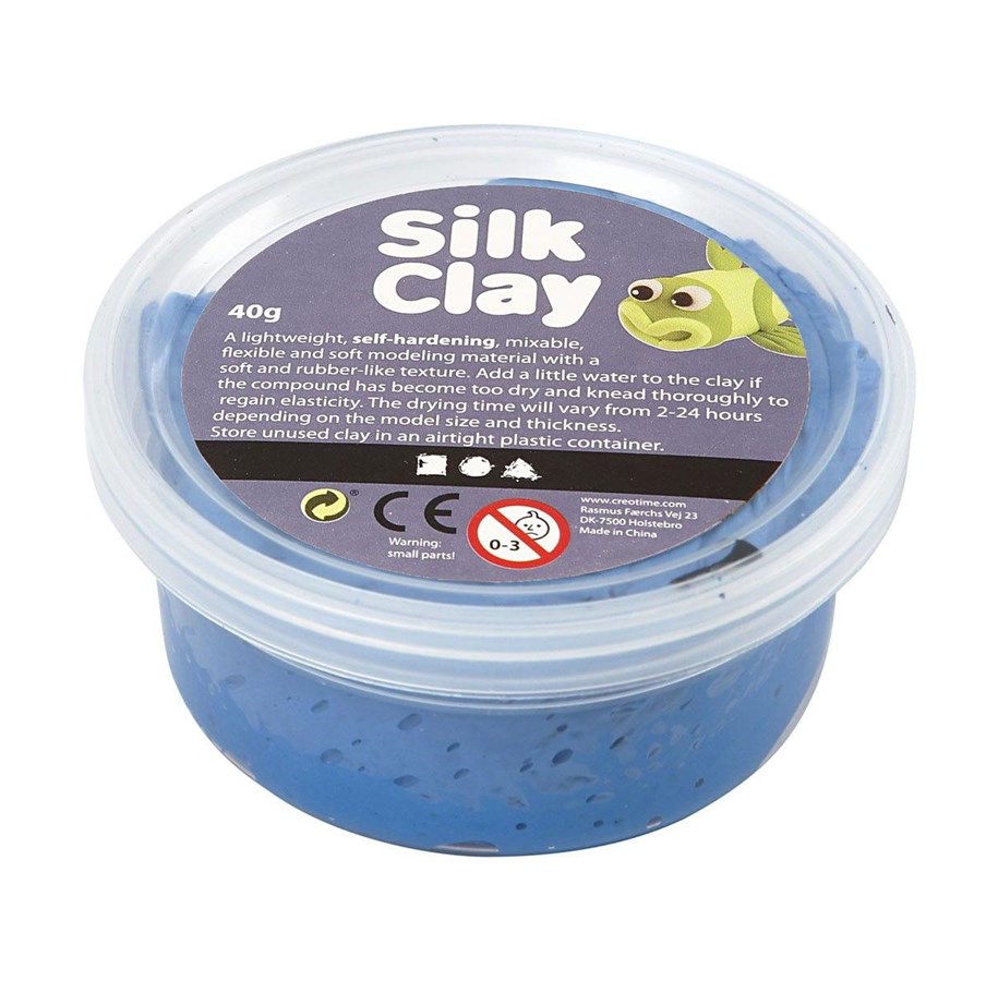Byggesett - Silk Clay - Blue 40gr. - 79105