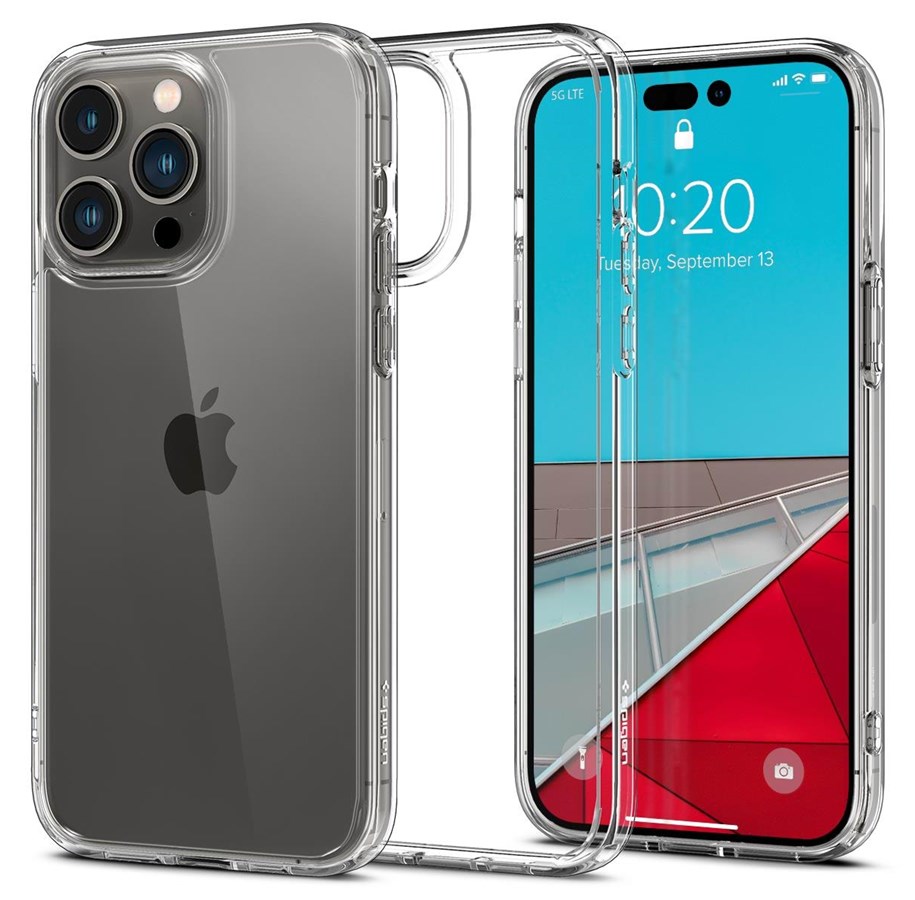 Mobil - Deksel og etui - Spigen Ultra Hybrid - crystal clear - iPhone 14 Pro Max - ACS04816