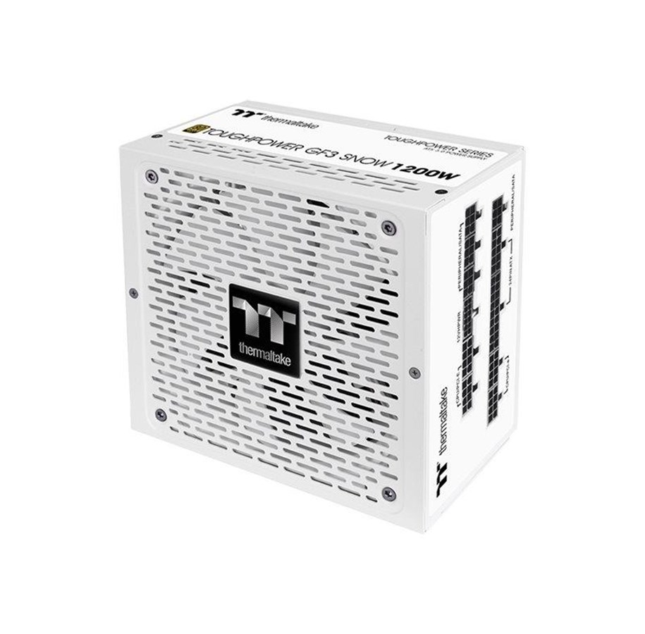 Strømforsyning (PSU) - Thermaltake ToughPower GF A3 Snow - TT Premium Edition - power supply - 1200 Watt Strømforsyning (PSU) - 1200 Watt - 140 mm - ATX 3.0 - 80 Plus Gold sertifisert - PS-TPD-1200FNFAGE-N
