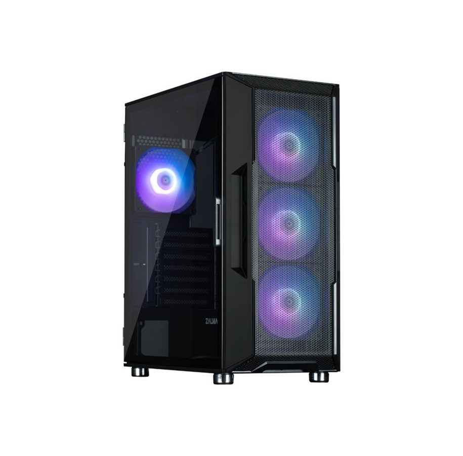 Kabinett - Zalman I3 Neo ARGB Black ATX/Mid Tower TG 4 ARGB - Kabinett - Tower - Svart - I3 Neo ARGB Black