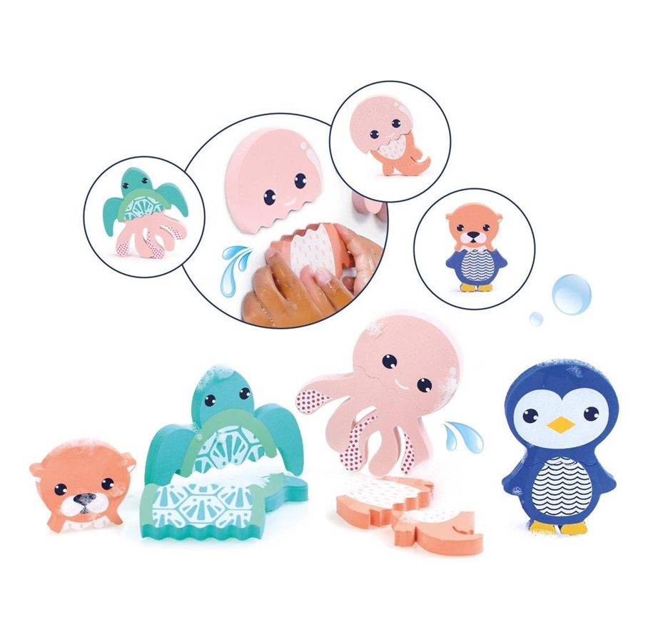 Babyleker - LUDI - Mix & Match - Foam animals for the bath - (LU40078)