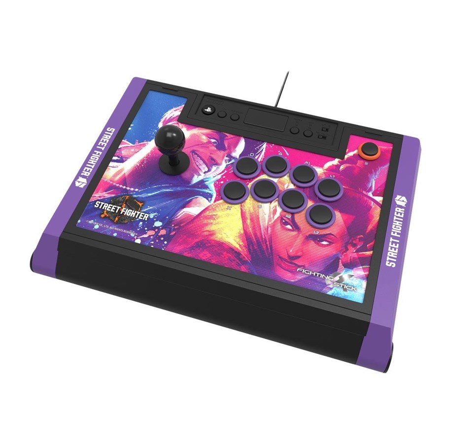 Spill - Tilbehør - HORI Fighting Stick Alpha (Street Fighter 6 Edition) - Wired Arcade stick - Sony PlayStation 4 - SPF-033U