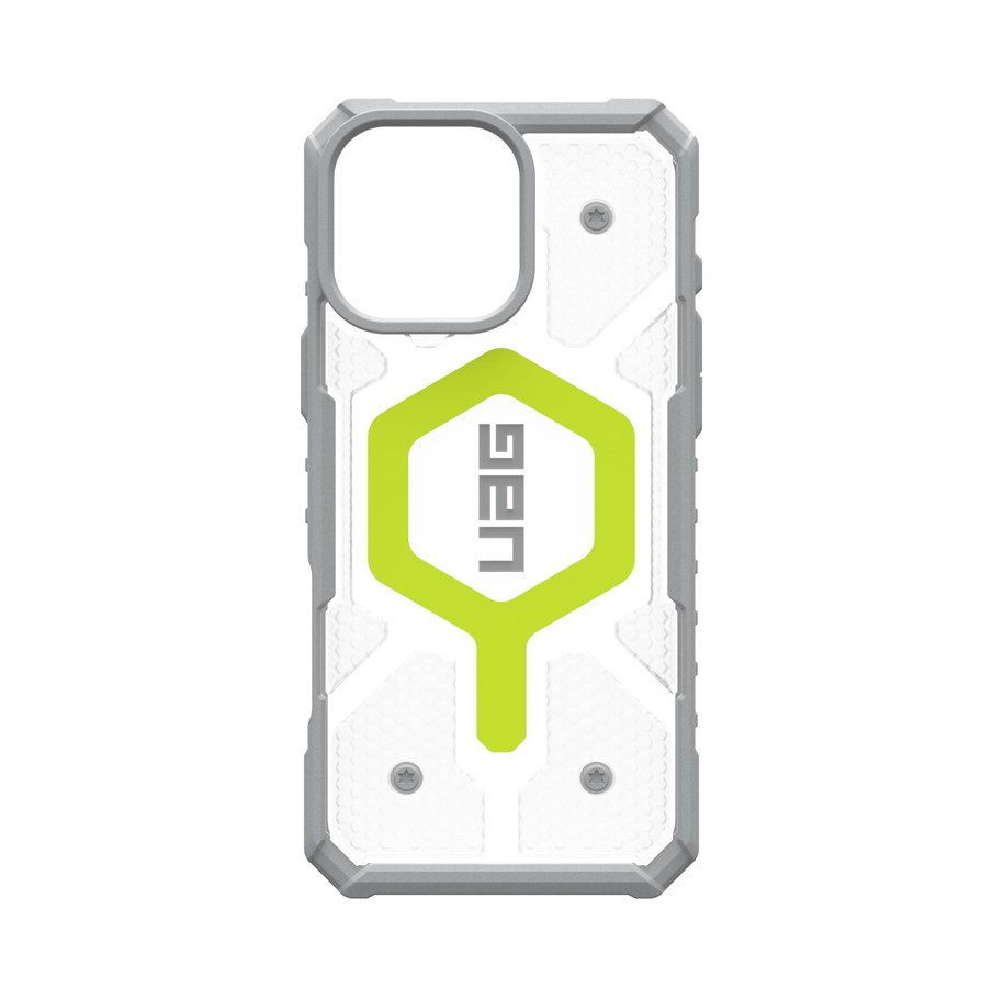 Mobil - Deksel og etui - UAG Pathfinder Clear Magsafe Active Neon - iPhone 16 Pro Max - 114465118181