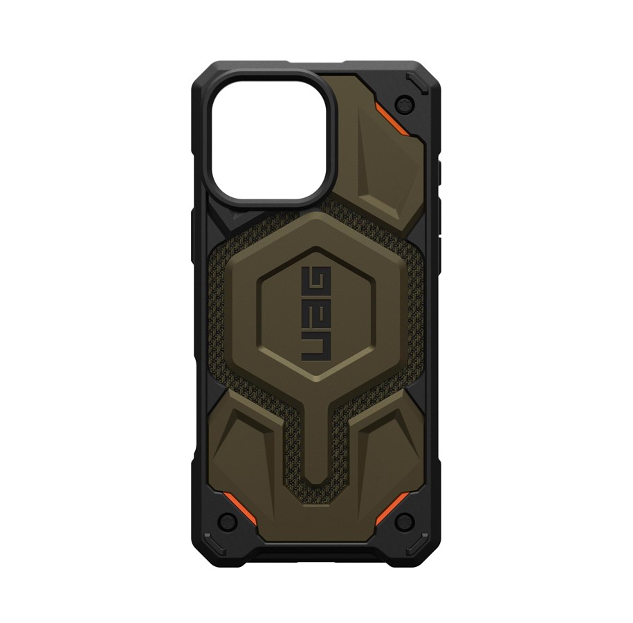 Mobil - Deksel og etui - UAG Monarch Pro Magsafe Kevlar Element Green - iPhone 16 Pro Max - 11445711397B